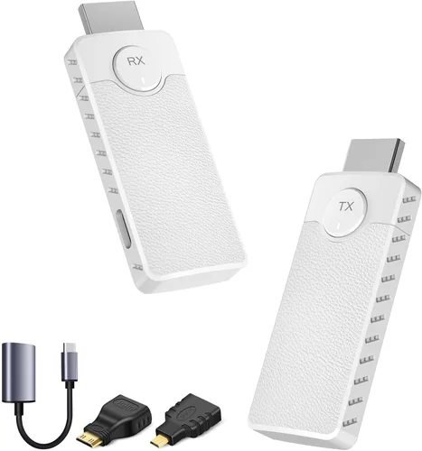 Miniatura 10 de Transmisor y receptor HDMI inalámbrico para kit de transmisión, antena incorporada de transmisión de baja latencia de transmisiones de video HD