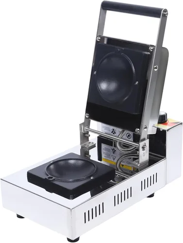 Miniatura 6 de Máquina para hacer hamburguesas de helado de 1000 Kw, máquina para hacer hamburguesas ovfo para encimera, sandwichera de helado 122-482℉