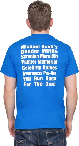 Miniatura 3 de The Office Michael Scott Fun Run Race Camiseta azul