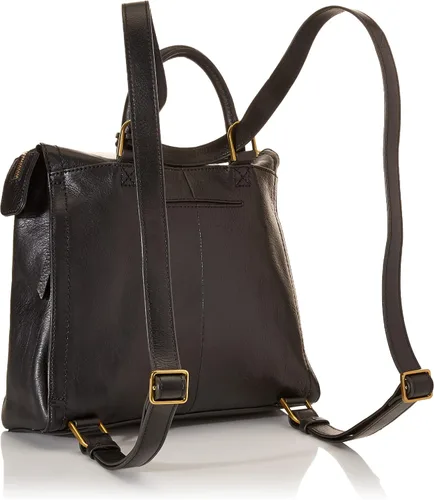Miniatura 2 de Fossil Parker - Mochila convertible de cuero para mujer Negro Large - Black