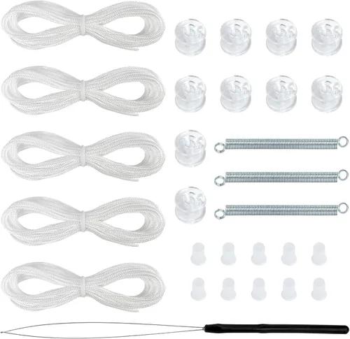 Miniatura 10 de NOVINO Kit de Reparación de Persianas para RV para Ventana de Caravana, Kit de Reparación de Sombra Plegable para RV, Cadena de Mantenimiento