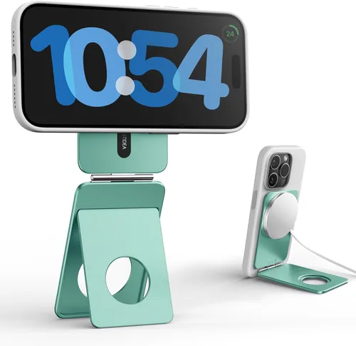 Miniatura 12 de IST IDEA - Trípode Magsafe para iPhone, aleación de aluminio ligero, ajuste de ángulo e imanes fuertes, trípode compatible con 17/16/15/14/13/12