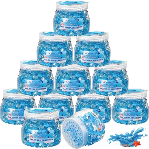Miniatura 8 de 12 cuentas eliminadoras de olores de 10 onzas de gel ambientador a granel de larga duración para el hogar, oficina, baños, automóviles, barcos