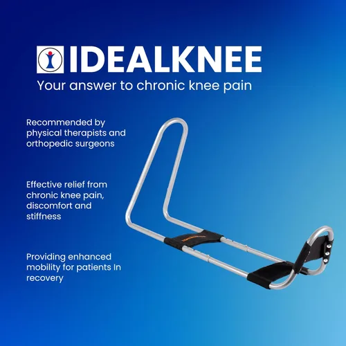 Miniatura 4 de IdealKnee One Pad - Dispositivo avanzado de extensión de rodilla y alivio del dolor - Avalado por fisioterapeutas y cirujanos - Ideal