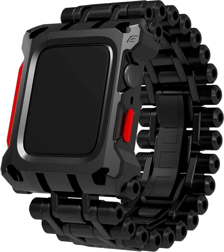 Miniatura 3 de Element Case Correa de reloj Black Ops para Apple Watch Series 7/8 (1.772 pulgadas), resistente, audazmente única, correa de reloj de metal