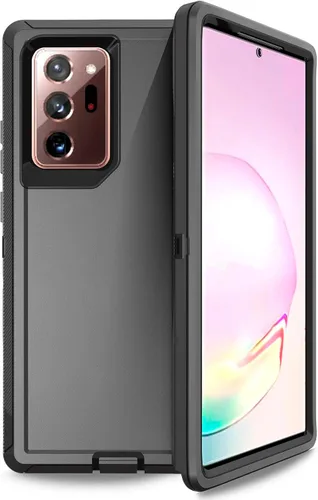 Miniatura 14 de Funda Anloes para Samsung Galaxy Note 20 5G, funda para teléfono resistente, a prueba de golpes y polvo, 3 en 1 con protector de goma