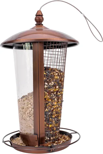 Miniatura 2 de Bliss Hammocks BBF-131 - Comedero para pájaros 2 en 1, cobre antiguo