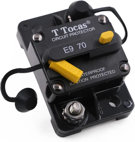 Miniatura 59 de E69 Interruptor de circuito de 10 A T3 con restablecimiento manual Mini de montaje en superficie IP66 Interruptor conmutable de 10 A