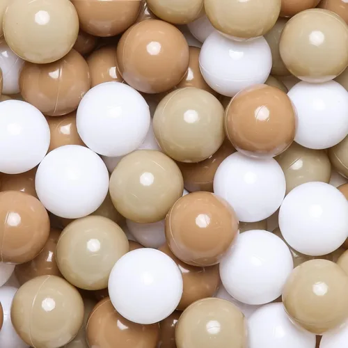 Miniatura 18 de Bolas de pozo de bolas Realhaha 50 100 200 500 Bolas de juego de plástico para bebés, niñas, niños pequeños, tienda de campaña, piscina, sala