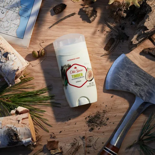 Miniatura 3 de Old Spice Fresher Collection Invisible Solid Desodorante para hombre, madera, 3 onzas (el paquete puede variar)