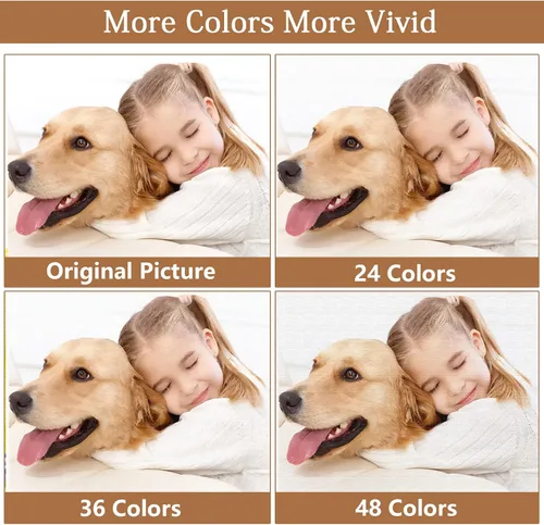 Miniatura 3 de Kit personalizado de pintura por números para adultos, lienzo personalizado de pintura al óleo para personalizar tus imágenes, pinturas de color por