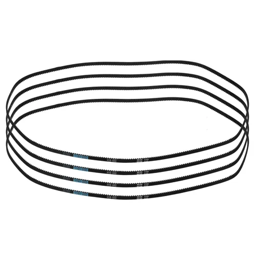Miniatura 101 de uxcell 4pcs HTD-3M correa dentada de goma 60 dientes, 7.087 in de longitud de paso x 0.236 in de ancho x 0.094 in de altura, correa de distribución