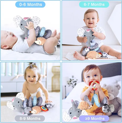 Miniatura 2 de MONSTIME Juguetes Musicales para Asiento de Automóvil Juguetes para Recién Nacidos, Juguetes para Cochecito Juguetes para Bebés 0-6 Meses Juguetes