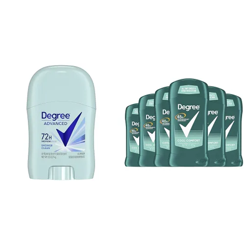 Degree Desodorante antitranspirante avanzado de 72 horas, protección contra el sudor y el olor, antitranspirante para la ducha para mujeres con