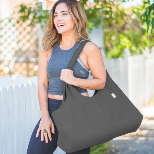 Miniatura 3 de Yogiii, bolsa para esterilla de yoga, la YogiiiTotePRO, bolsa grande para llevar esterilla de yoga con bolsillo lateral, para todos