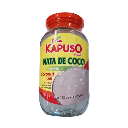 Miniatura 2 de Kapuso Brand Geles de coco, frijoles, frutas en almíbar, 2 paquetes (gel de coco blanco)