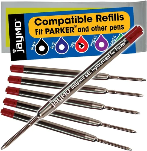 Miniatura 15 de Repuestos compatibles con pluma Parker, paquete de 6 unidades, Azul Gel Gel Parker Azul - 6