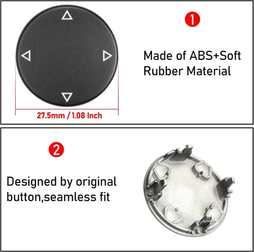 Miniatura 6 de Jaroxn - Botón de repuesto compatible con BMW iDrive, botón de control iDrive multimedia para 1 pie F20 F21/3 pies F30 F31 F34 GT/5 pies F07 F10