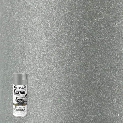 Miniatura 4 de Rust-Oleum 323351 Pintura en aerosol de laca personalizada automotriz, 11 onzas, plata metálica (paquete de 2)