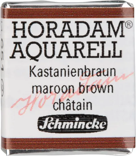 Miniatura 125 de Schmincke - HORADAM® AQUARELL - acuarelas de los mejores artistas, 786 Antracita, 14 786 044, 1/2 sartén