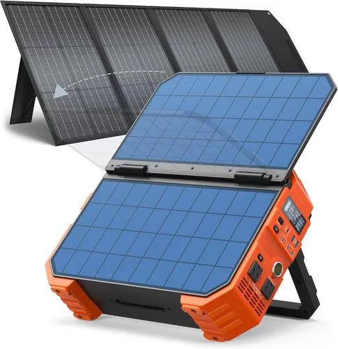 Miniatura 9 de BLAVOR Estación de energía portátil, generador para exteriores de 236.8 Wh/64,000 mAh, generador pequeño de carga rápida bidireccional USB C de 100
