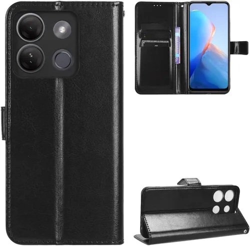 Miniatura 23 de Funda para Honor X50i, funda de cuero con tapa para Honor X50i 5G CRT-AN00 Case Gold Oro