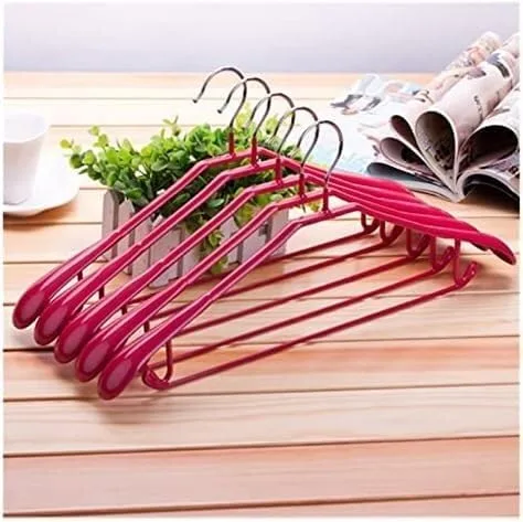 Miniatura 14 de Perchero organizador de ropa, perchas de ropa / perchas para abrigos, 10 perchas de metal antideslizante sin costuras para el hogar para colgar ropa
