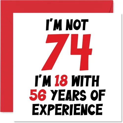 Miniatura 45 de Tarjeta de cumpleaños número 100 para mujeres y hombres, no 100, soy 18 con 82 años de experiencia, divertida tarjeta de felicitación de feliz