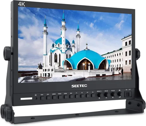 P133-9HSD 13.3 pulgadas Pro SDI Broadcast Monitor Profesional LCD Director Estudio de Producción Monitoreo IPS Pantalla Full HD 1920×1080 Diseño de