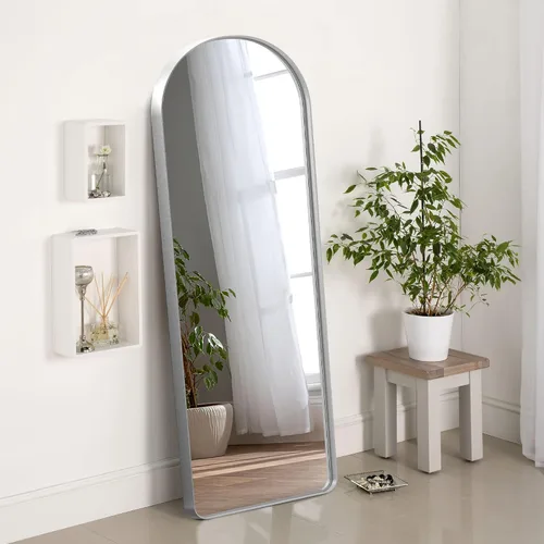 Miniatura 29 de NicBex Espejo de tocador de baño de 32 x 22 pulgadas, espejo de pared con marco de aleación para tocador de baño, dormitorio, pasillo y decoración