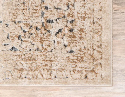 Miniatura 9 de Unique Loom Chateau Collection Alfombra de área - Jefferson (2' x 3' 1" Rectángulo, Azul Gris/Beige)