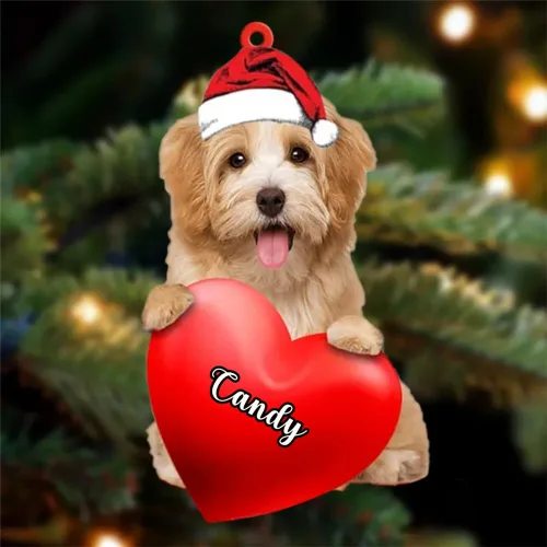Miniatura 107 de Adornos de Navidad personalizados para perros, nombre personalizado, adorno de Malamute de Alaska, adornos acrílicos, regalos de Navidad, amantes
