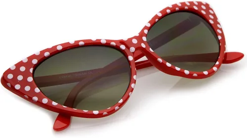 Miniatura 4 de zeroUV - Lentes de sol para mujer, diseño retro de grandes ojos de gato, 2.126 pulgadas.