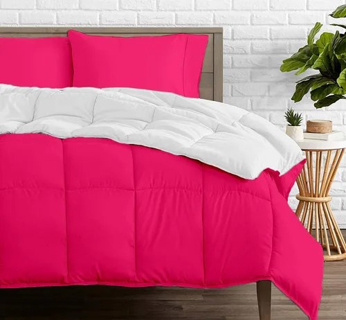 Miniatura 7 de Edredón reversible – Lujoso para todas las estaciones – 100% algodón orgánico tamaño individual XL de 68 x 92 pulgadas, 1 edredón alternativo