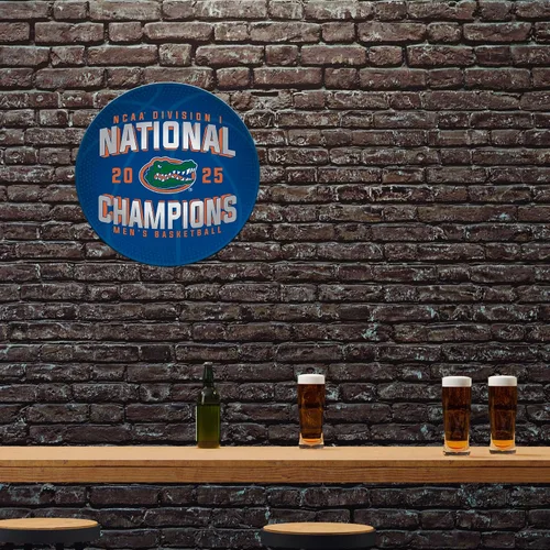 Miniatura 2 de Rico Industries NCAA Florida Gators 2025 - Banderín de baloncesto de corte en forma de campeones nacionales de baloncesto para hombre, decoración