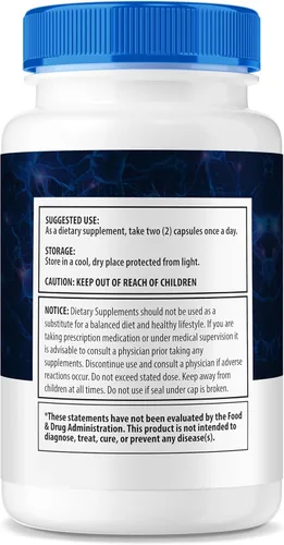 Miniatura 2 de NutraRize (5 unidades) ProNerve6 Neuropatía, ProNerve 6 suplemento de apoyo nervioso, 6 cápsulas Pro Nerve, Reseñas de pastillas ProNerve6