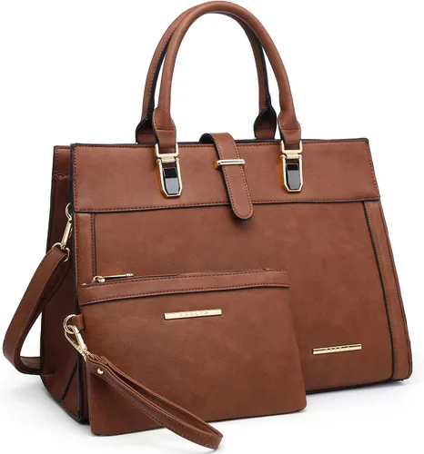 Miniatura 13 de Bolso de mano para mujer con solapa, bolso de hombro con correa, bolso de mano con asa superior, bolso tote, bolso satchel, monedero, bolso