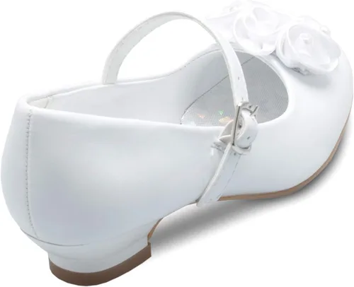 Miniatura 3 de Zapatos Mary Jane con bonitas rosetas enrolladas de satén de charol