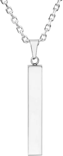 Miniatura 2 de PiercingJ Collar de acero inoxidable con etiqueta para grabar nombre, personalizado, con caja de regalo
