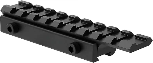 Miniatura 7 de Adaptador de riel de cola de milano a Picatinny de 0.433 in a 0.827 in Picatinny/Rail Convertir Mount - Adaptador de riel elevador de alcance
