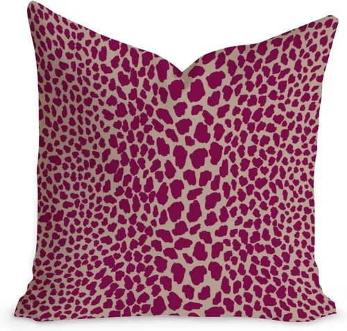 Miniatura 21 de Funda de cojín decorativa con estampado de guepardo verde peridoto para sofá, funda de almohada verde crema con estampado de leopardo con A-16
