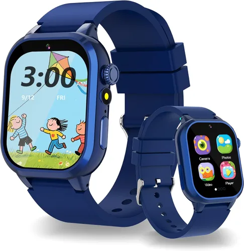 Miniatura 10 de Reloj inteligente para adolescentes y niños, 1.8 pulgadas IP68 para niños y niñas, seguimiento de actividad física, uso dual independiente