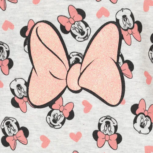 Miniatura 4 de Disney Minnie Mouse - Conjunto de sudadera de vellón y leggings para bebés y niñas pequeñas