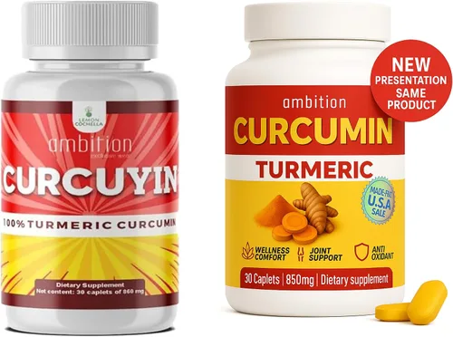 Miniatura 4 de Suplemento de curcuyin cúrcuma curcumina, 850 mg, 30 cápsulas