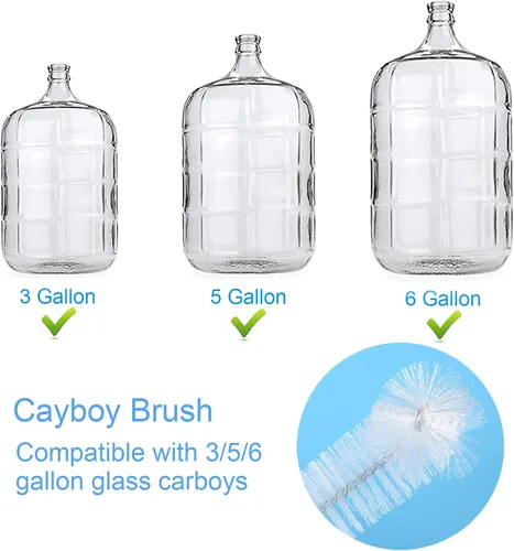Miniatura 3 de Paquete de 2 Cepillos para Garrafón de 28 pulgadas, Cepillo de Limpieza para Garrafón, Cepillo para Botellas de Garrafón, Cepillos para Garrafón