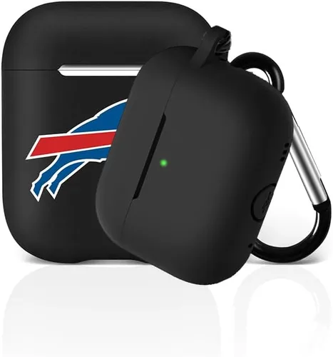 Miniatura 30 de Funda protectora de silicona para 49ers compatible con AirPods de 1ª/2ª generación, funda de carga, llavero