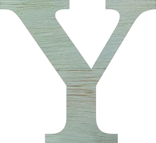 Miniatura 32 de Letras de madera para colgar en la pared de 15 pulgadas B Times New Roman Font, decoración de madera DIY Shape Letter, encantador cuarto de bebé sin