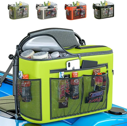 Miniatura 11 de Skywin Enfriador de Kayak Detrás del Asiento, Enfriador Impermeable para Kayak, Compatible con Asientos de Estilo Silla de Césped, Almacena Bebidas