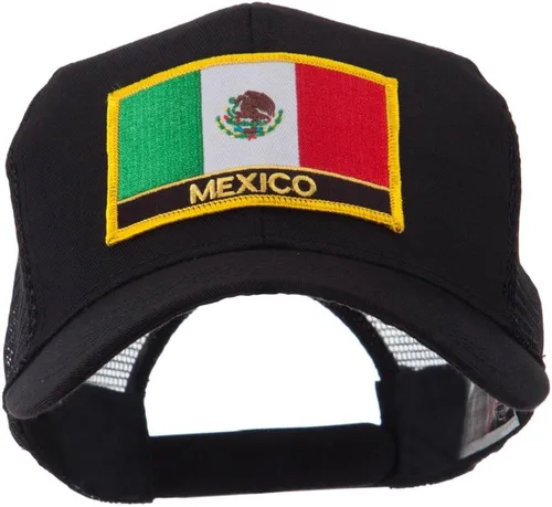 Miniatura 5 de Gorra de malla parcheada con letra de bandera de América del Norte