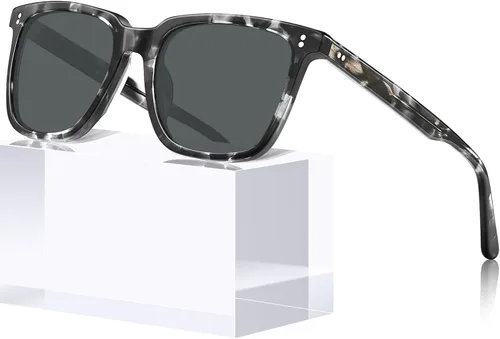 Miniatura 32 de Carfia Chic - Lentes de sol polarizados para mujer, protección UV400, marco de acetato pulido a mano